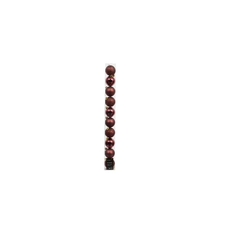 Maroon Bauble Pack 6cm 30pc